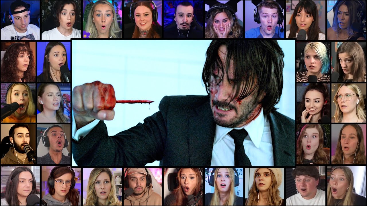 Pencil Kill - Subway Fight Scene  | John Wick: Chapter 2 (2017) * Reaction Mashup