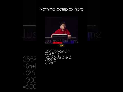Nothing Complex But His Speed Fast Maths Shorts Competition Justmathwithme