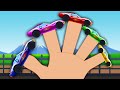 Sports Car Finger Family | Learn vehicles | Car Race For Kids And Childrens
