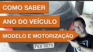 Dr Carro Descubra O Ano, Modelo E Motorização Do Veículo Facilmente