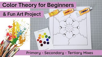 Color Theory Made Easy! 🎨 Fun Gouache Project for Beginners Using PrimeArt Paints