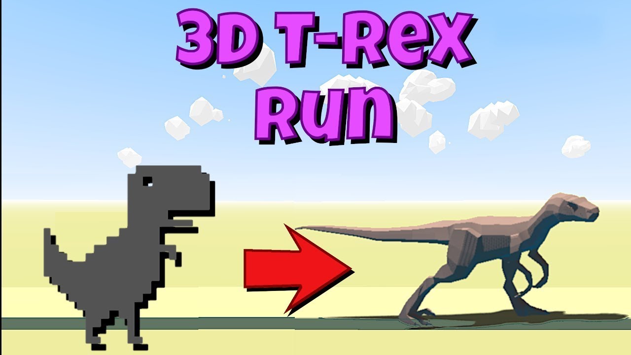 Chrome Dino Game, Running dinosaur Game