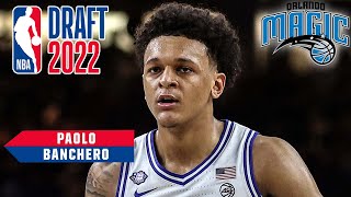 Orlando Magic Select Paolo Banchero With 1St Pick 2022 Nba Draft Highlights