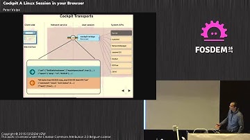 FOSDEM 2016 - Janson - Cockpit A Linux Session In Your Browser