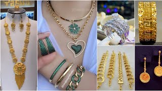 اروع موديلات الذهب خليجىتركى ومجوهرات لازوردي 2021 احلى كولكشن الذهب بحريني سعودي كويتي