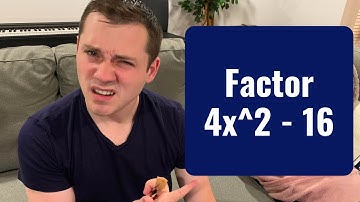 Factor 4x^2 - 16
