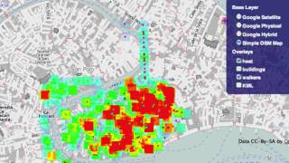 Agent-Based Model of tourists and residents in Venice
