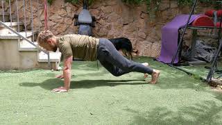 Ground based full body mobility warm up