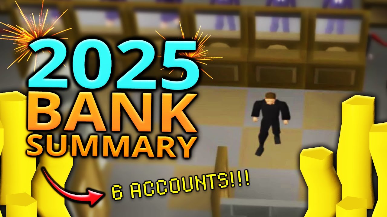 End Of 2025 Bank Video / Showing My 6 OSRS Accounts