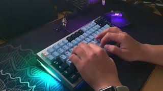 Duck Octagon V3 With Gateron Ink Black Gmk Mizu Typing Sounds
