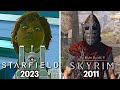 These two bethesda games are 12 years apart