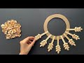 2 Beautiful Flower Wall Hanging using Pista Shells / Paper Craft For Home Decoration /DIY
