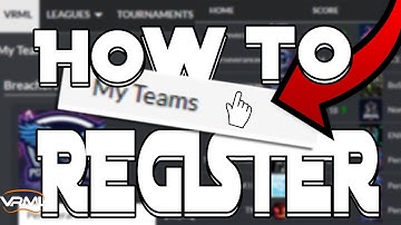 #VRML #Tutorial #How #To Register Your #Team @PerseveranceESports