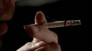 Man Smoking a Cigarette Close Up | Free Stock Video | Royalty Free Video | No Copyright | Stock Free