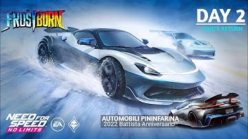 NFS No Limits DAY 2 - Automobili Pininfarina Battista Anniversario(Frostburn KINGS RETURN)NFSWINDER