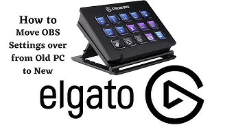 How to Transfer Stream deck settings onto a new PC