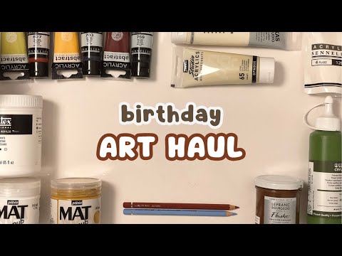 Пополнение запасов художественных принадлежностей | Пополнение запасов и пробы нового