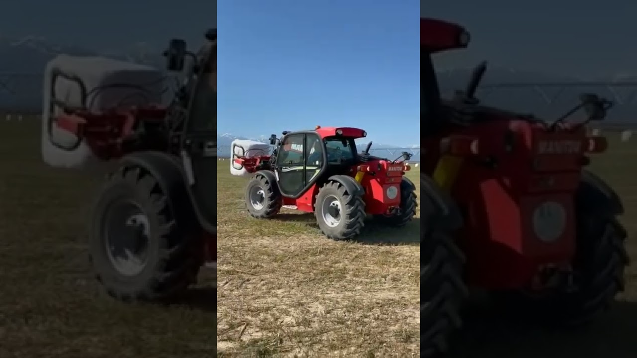 Уборка сенажа с поля