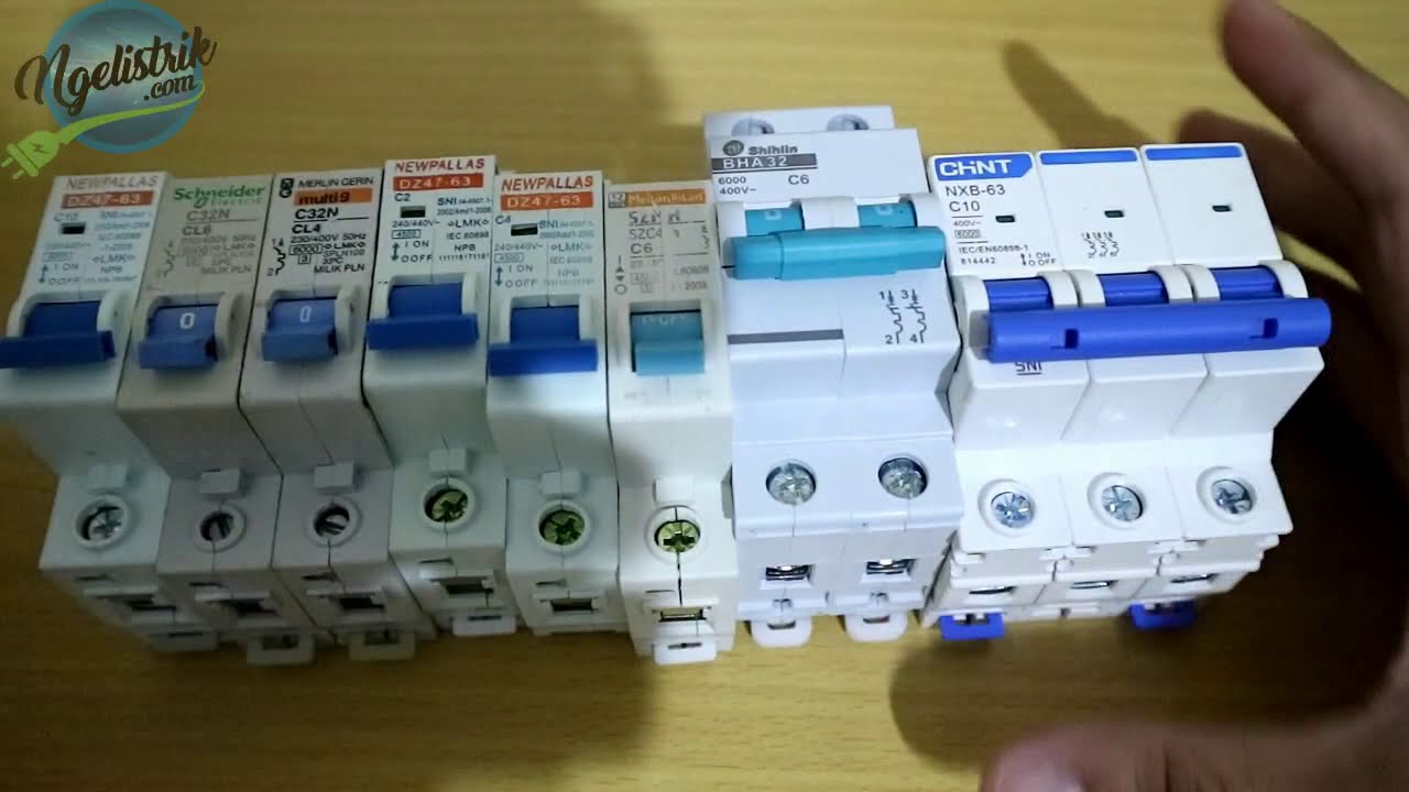 Pengenalan MCB (Arti Kode Miniature Circuit Breaker) - YouTube