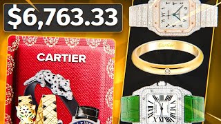 THE $6,000 CARTIER SOLO UNBOXING! (PACKDRAW)