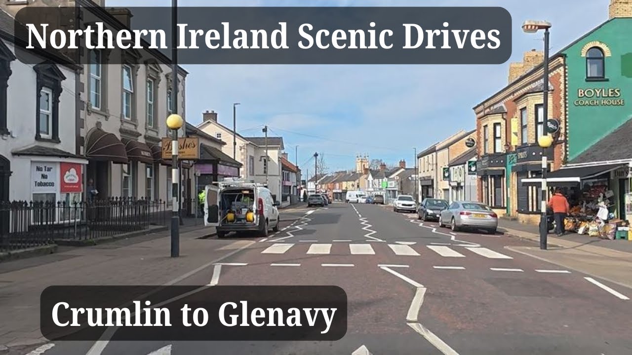 Crumlin to Glenavy | Northern Ireland Scenic Drive March 2025 | Relaxing Drive in County Antrim