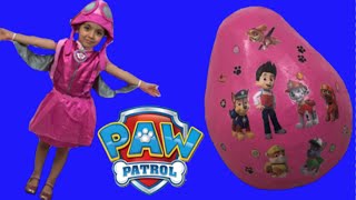 Giant Egg Surprise Videos Opening Toys And Games From The Paw Patrol Cartoon Episodes