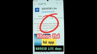 không thể tải app kbview lite #camera #kbvision #kbone #kbview #kbviewlite #kbviewplus screenshot 1