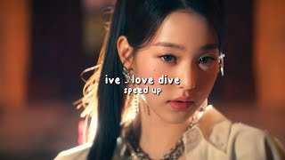 ive - love dive (speed up)