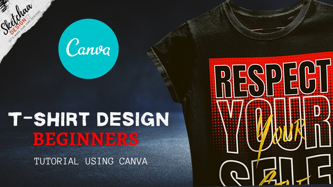 How To Design a T shirt Graphic In 5 Minutes In Canva | Beginner T ...