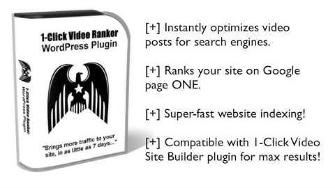 4-Plugin Bundle (1-Click Video Site Builder Special Offer)