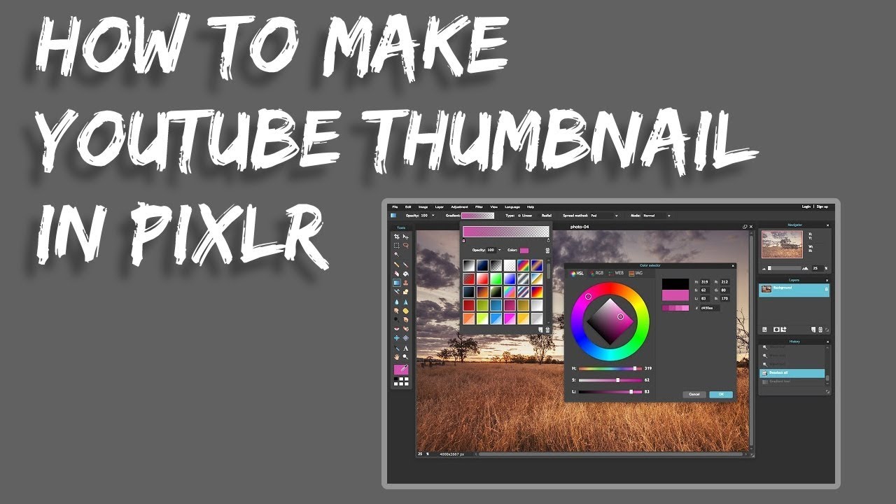 How to make youtube. Photoshop youtube thumbnails Projects.