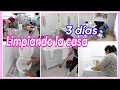 3 DIAS LIMPIANDO TODA LA CASA | MOTIVACION PARA LIMPIAR |LIMPIA CONMIGO cleaning routine