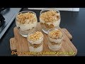 VERRINES POIRES ET MASCARPONE EN 5 MINUTES