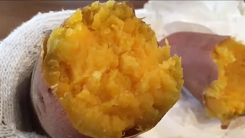 How to bake Japanese Sweet potato - Easy and yummy! Yaki imo (焼き芋) มันหวานญี่ปุ่น ทำง่าย อร่อยด้วย!