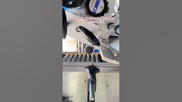 ZONESUN Horizontal Perfume Vials Small Bottle Labeling Machine #labeler #labelapplicator #machine