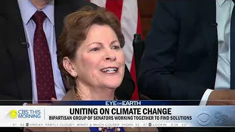 Sen. King Joins Bipartisan Climate Solutions Caucus -- CBS Morning Show