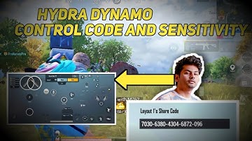 😈Dynamo gaming Control Code and Sensitivity | Putt se HeadShot 🤕 #pubgmobile #pubg