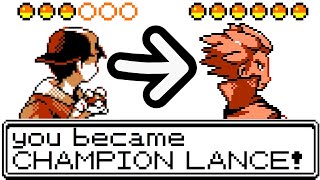 Pokemon Crystal but you are what you beat