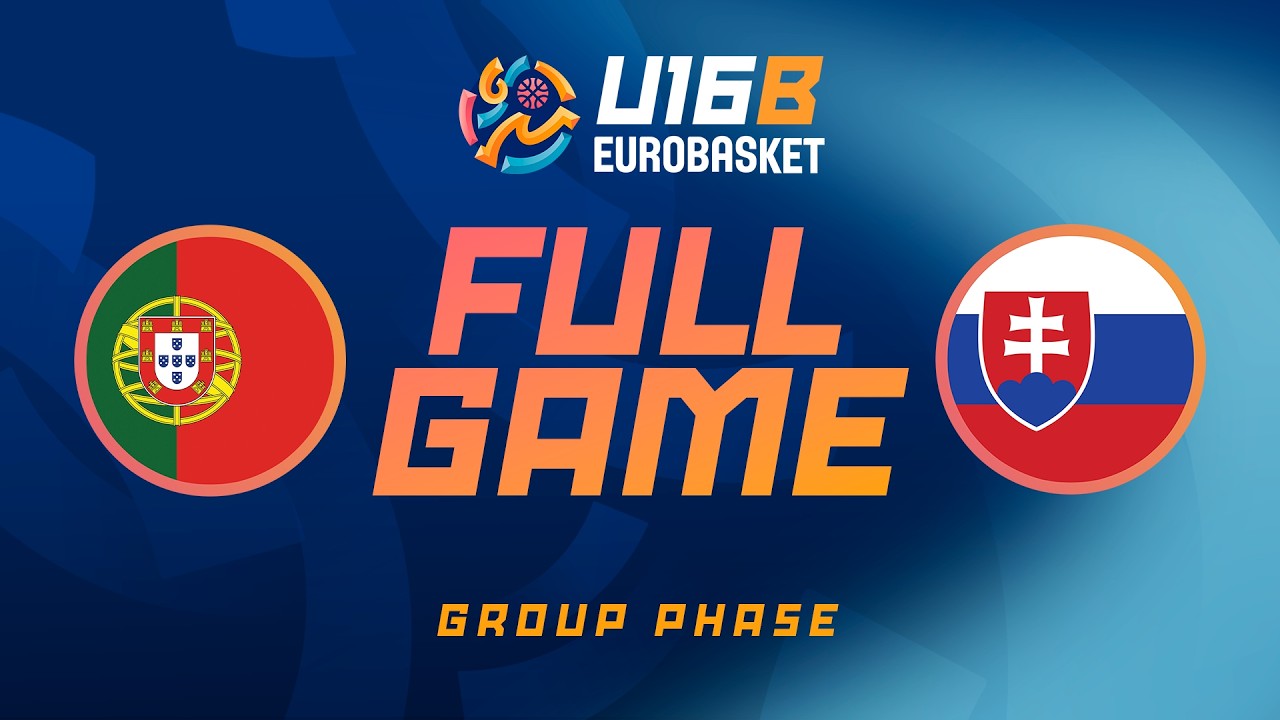 Group Phase | Portugal v Slovakia | Full Basketball Game | FIBA U16 EuroBasket 2026 Division B