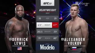 Derrick Lewis vs Alexander Volkov UFC