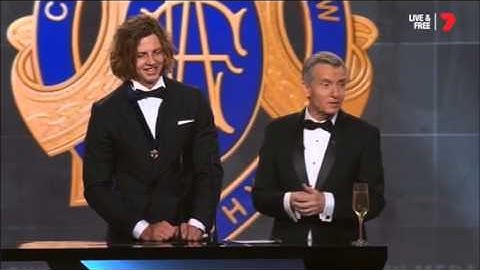Nat Fyfe Wins AFL Brownlow Medal 2015