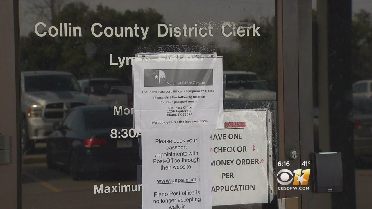Still Unclear When Collin County Passport Office Will Reopen YouTube