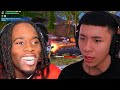 Ray and kai cenat attempt to get their first win on fortnite