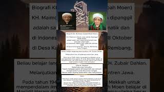 Biografi KH. Maimoen Zubair (Mbah Moen) | Ulama Kharismatik NU