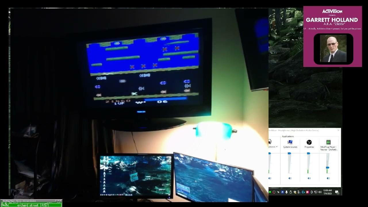 Atari 2600 NTSC Frogger (Starpath) Game 1 B/X 115,330 **WORLD