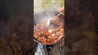 Wilderness Cooking Bushcraft Cook Wild Chicken Breakfast Steak And Chicken Amsr Cook Chicken