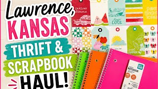 I Went Thrifting AND Found an Amazing Scrapbook Store in Lawrence, Kansas!