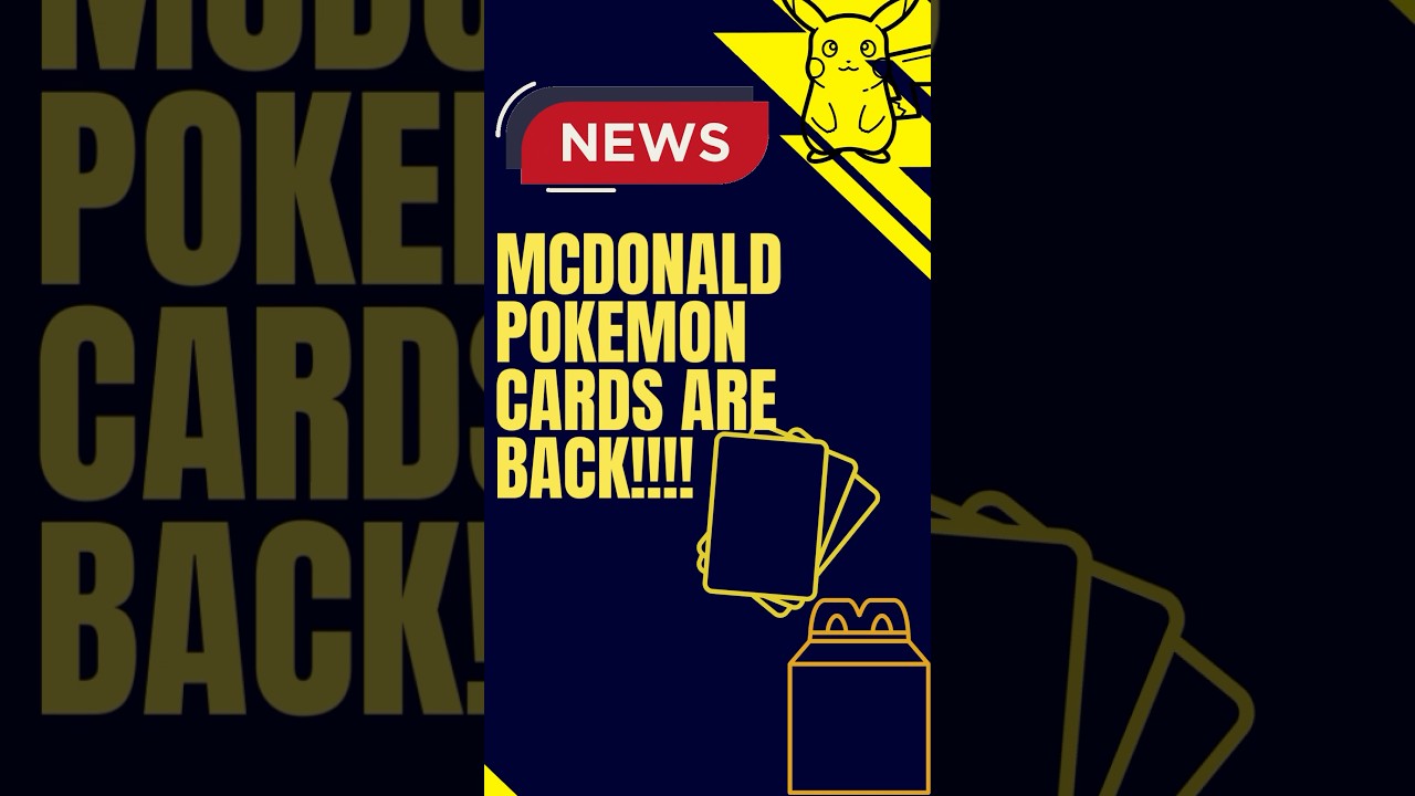 McDonald's 2023 Pokemon TCG Promotion Starts in August: First