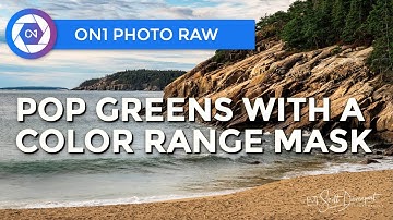Pop Greens With A Color Range Mask In ON1 Photo RAW