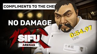 Compliments To The Chef - Sifu Arenas Gameplay [No Hit, Gold Stamps, 0:54 Speedrun]